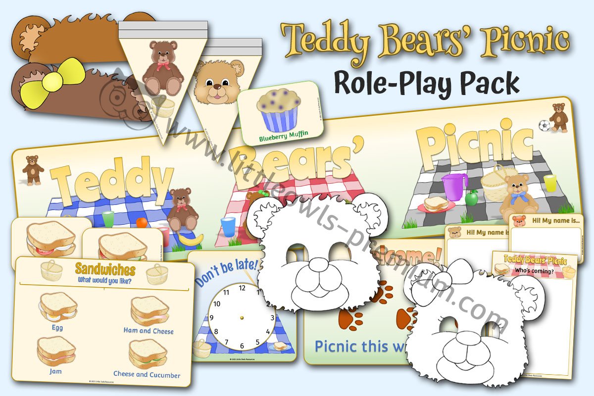 Teddy Bears' Picnic role-play pack | EYFS & KS1 Provision