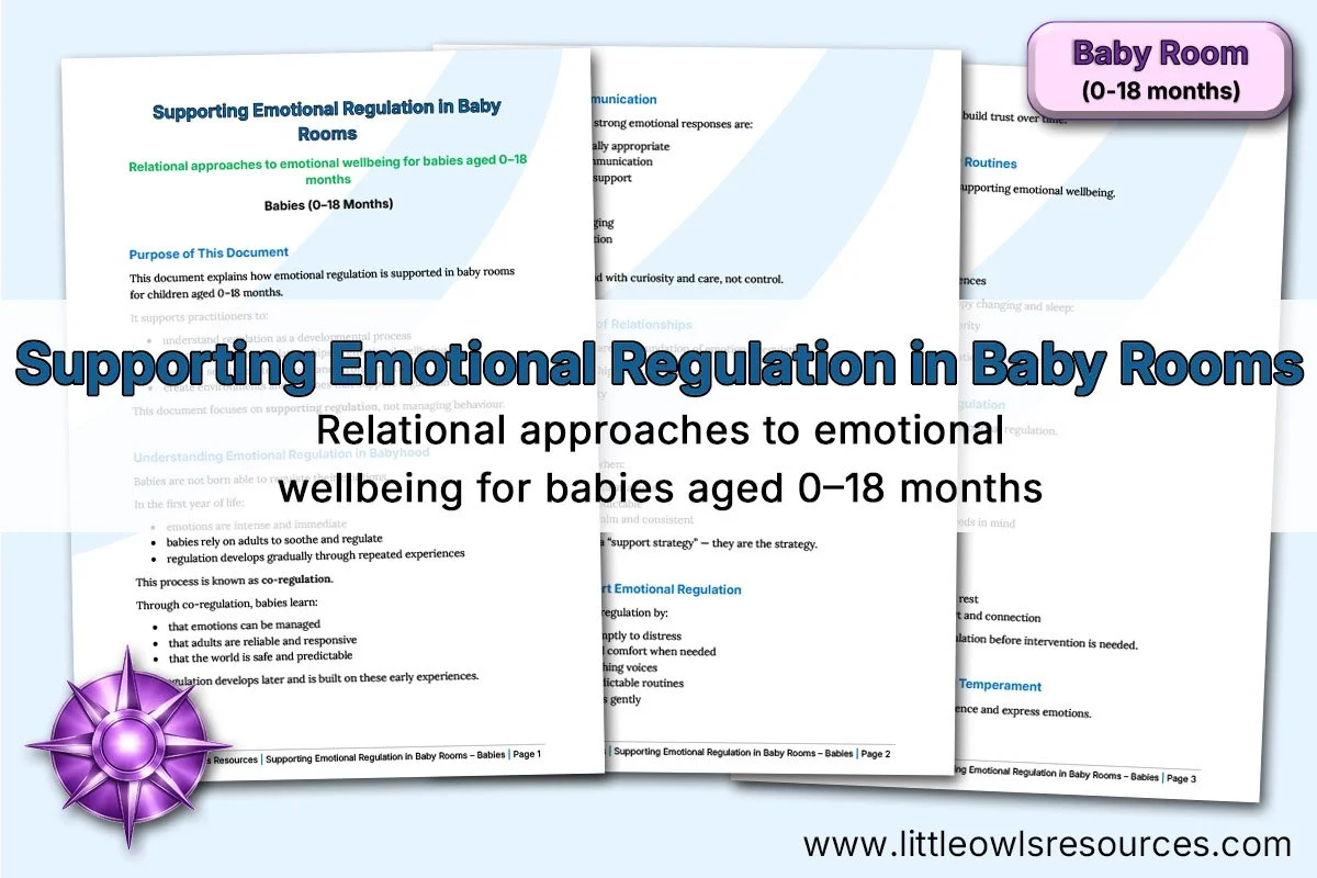 Supporting Emotional Regulation in Baby Rooms - Babies LOR - Editable Cover.jpg
