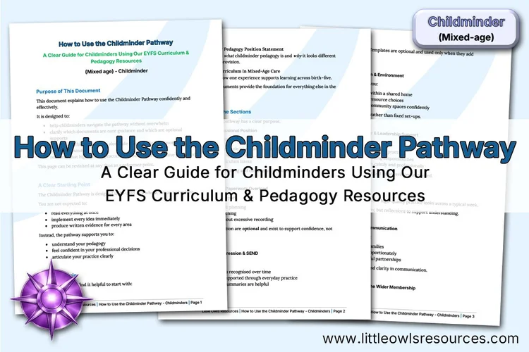 How to Use the Childminder Pathway — Childminder Birth–5 resource cover