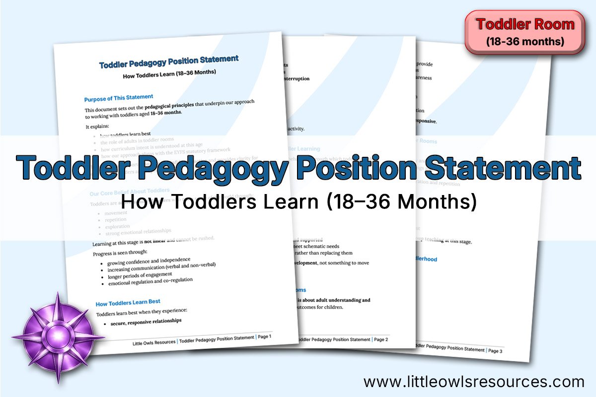 Toddler Pedagogy Position Statement