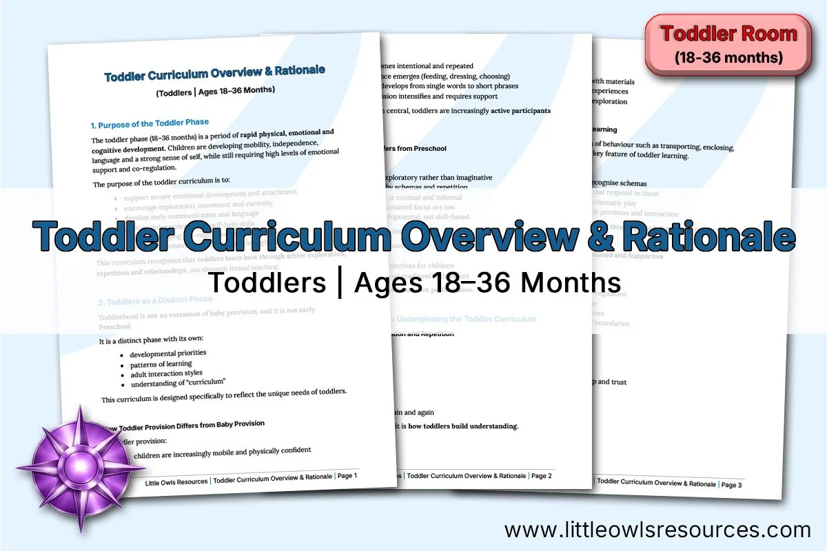 Toddler Curriculum Overview and Rationale