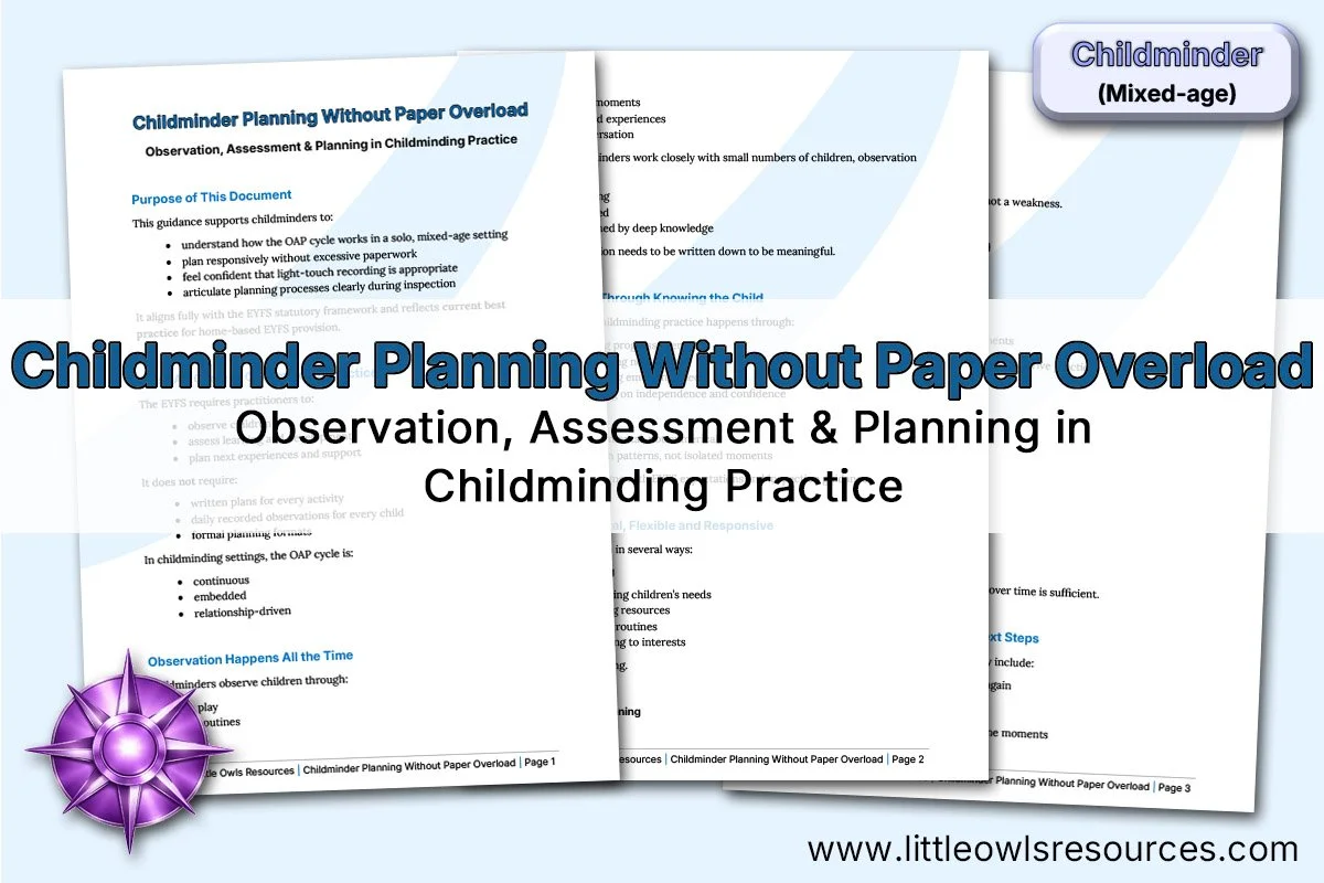 Childminder Planning Without Paper Overload
