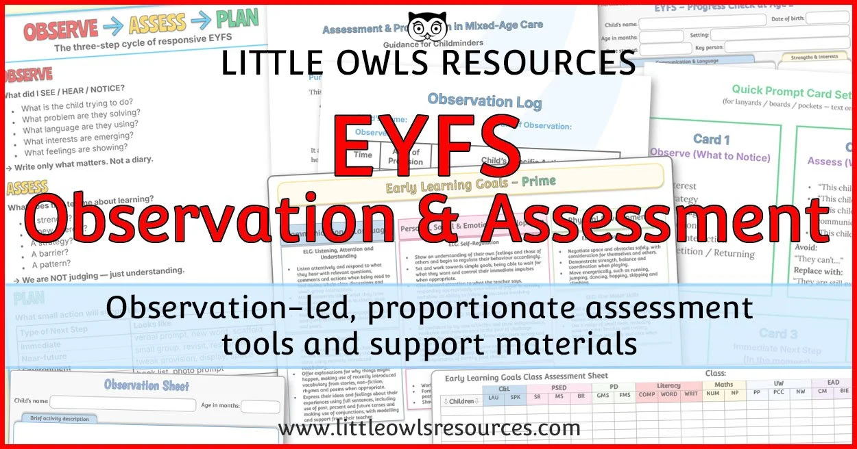 EYFS Observation & Assessment | Tools & Support