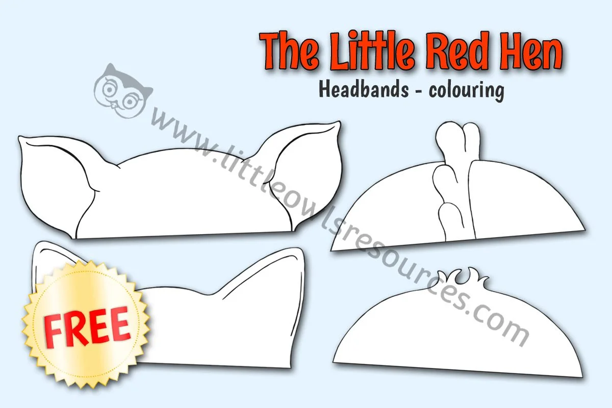 Little Red Hen Headbands Col LOR - FREE Cover.jpg
