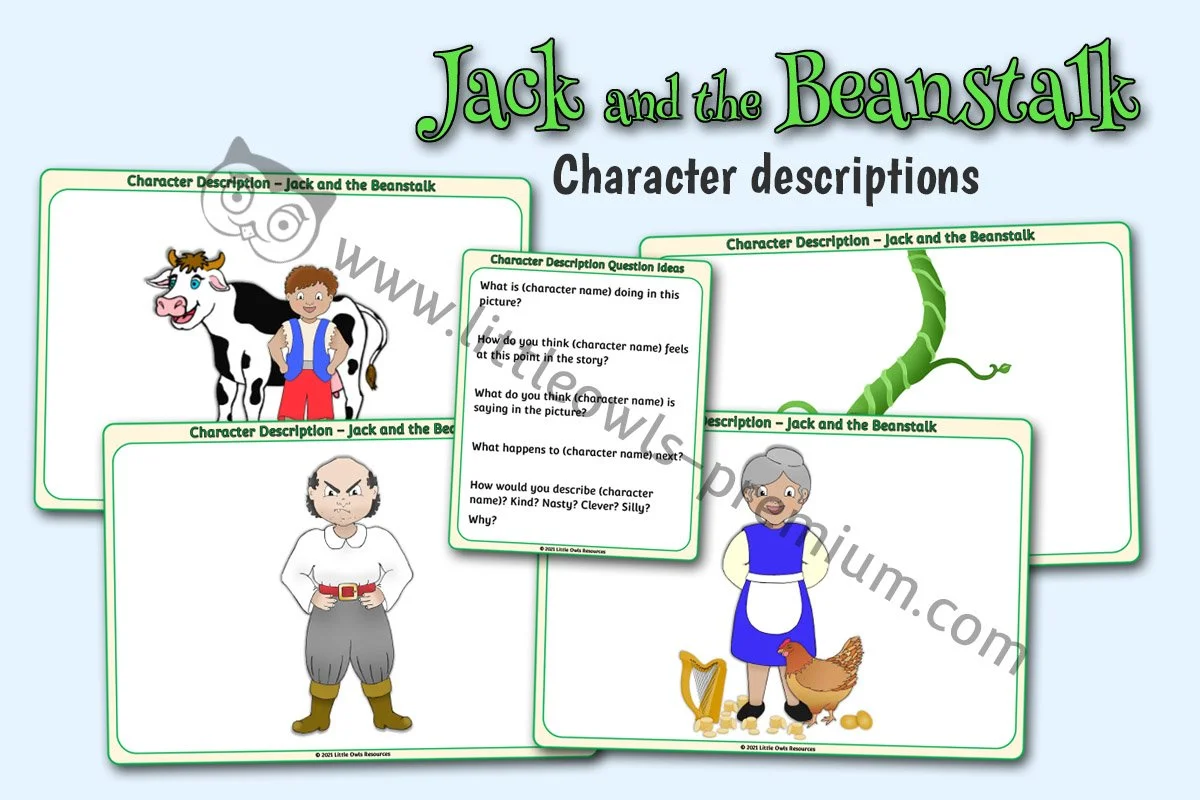 Jack and the Beanstalk Character Descriptions - Editable Cover.jpg