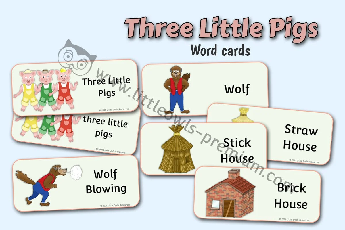 Three Little Pigs Words - Editable Cover.jpg