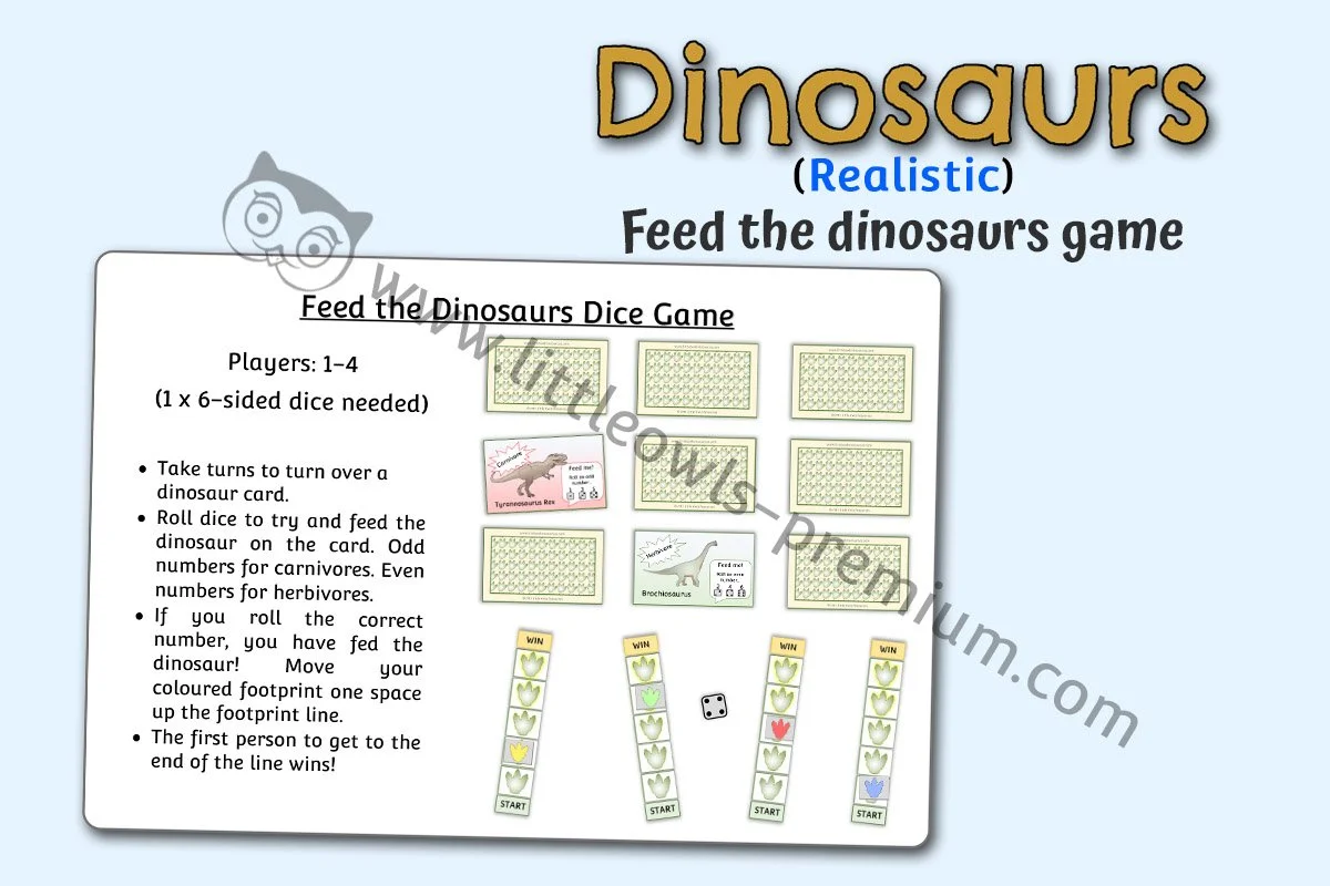 Feed the Dinosaurs Dice Game - EDITABLE Cover.jpg