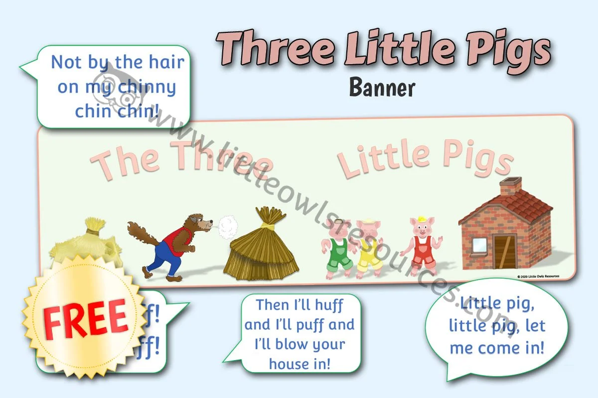 Three Little Pigs Banner LOR - FREE Cover.jpg