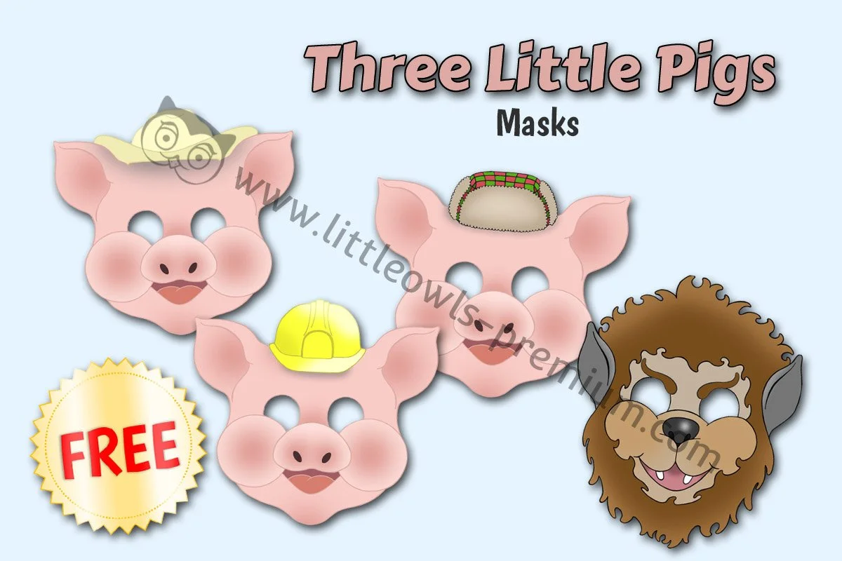 Three Little Pigs Masks - FREE Cover.jpg