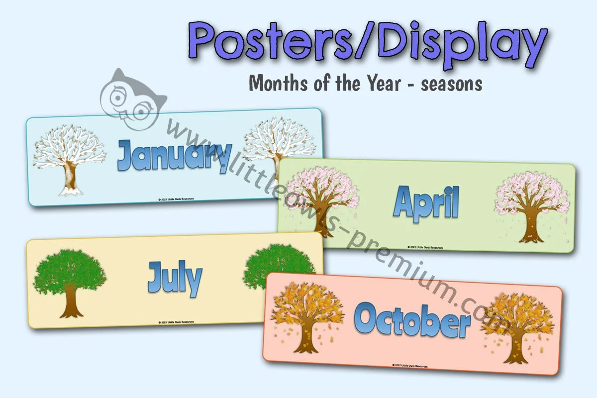 Months of the Year Seasons - Editable Cover.jpg
