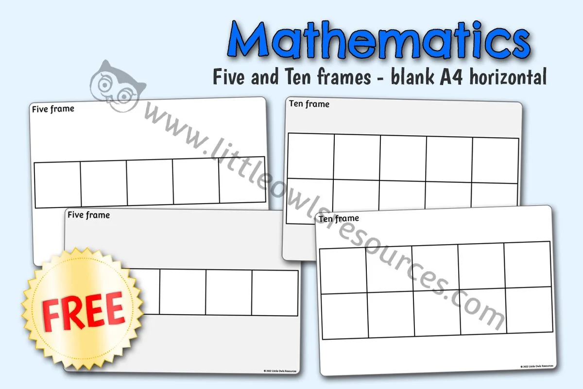 Blank Five and Ten Frames LOR - FREE Cover.jpg