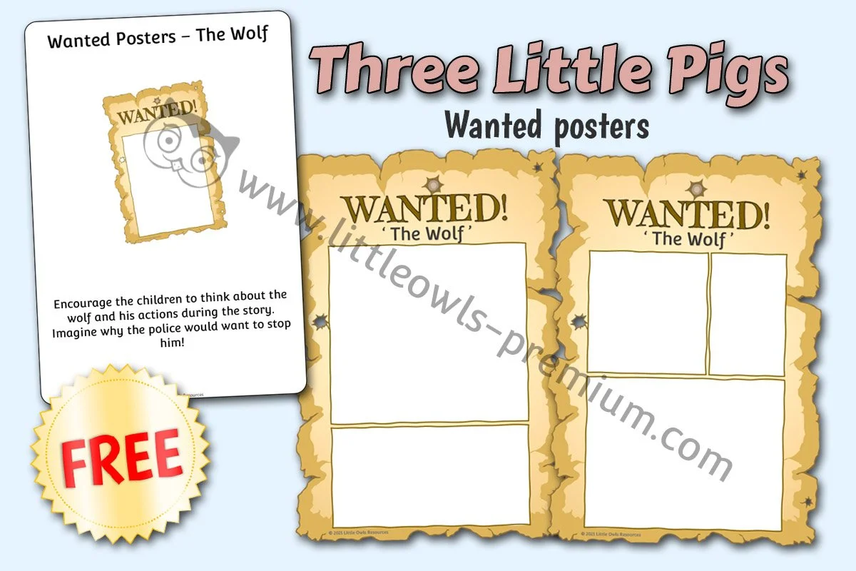 Three Little Pigs Wolf Wanted - FREE Cover.jpg