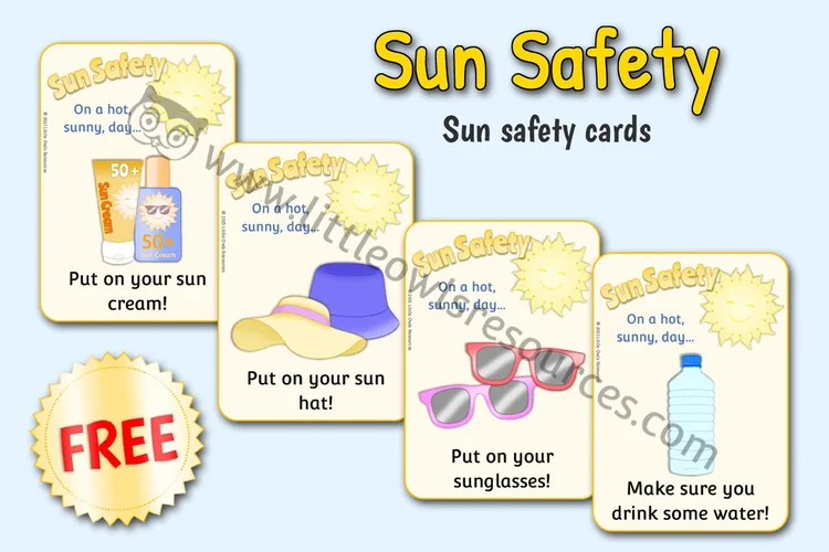 Sun Safety Cards — Free Sample — Free Access resource cover