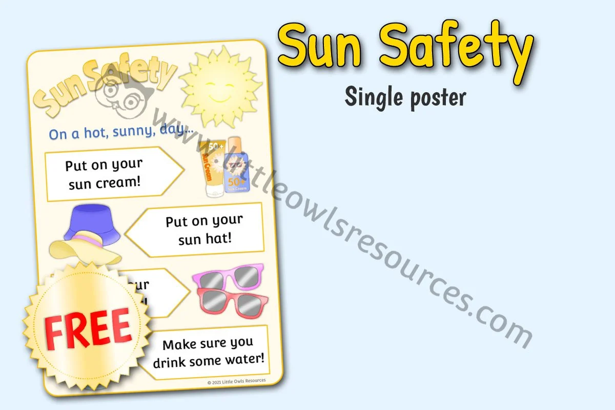 SUN SAFETY POSTER (Free Sample)