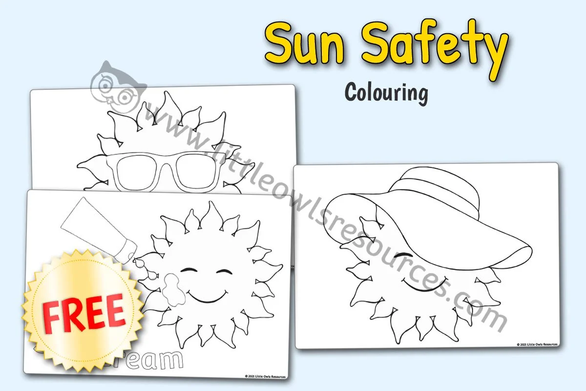 SUN SAFETY COLOURING (Free Sample)