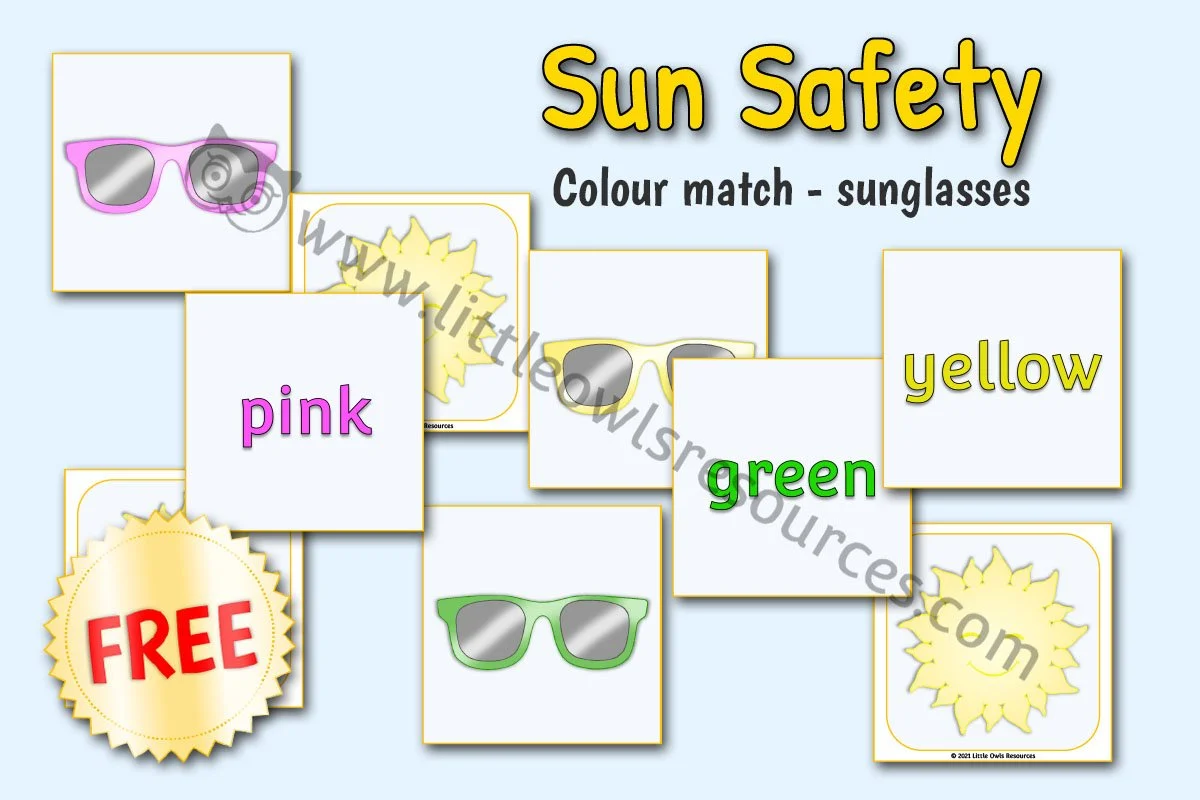 SUNGLASSES COLOUR MATCH CARDS (Free Sample)