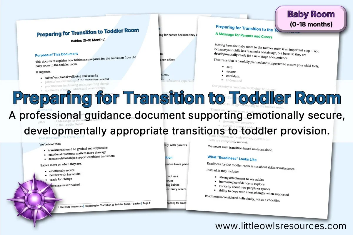 Preparing for Transition to Toddler Room
