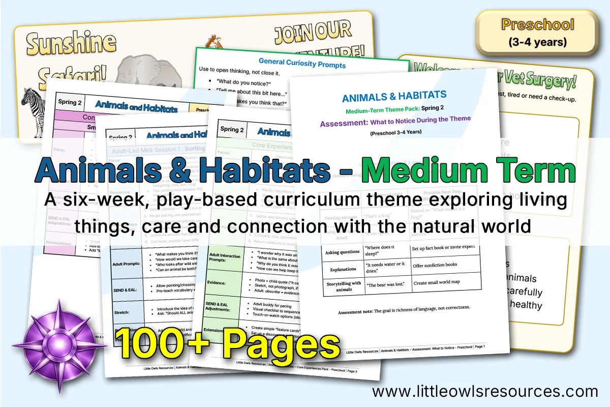 Animals & Habitats - Preschool LOR - Editable Cover.jpg