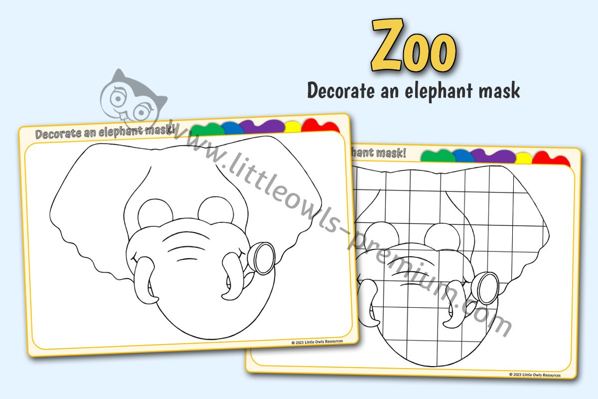 Decorate an elephant mask - Editable Cover.jpg