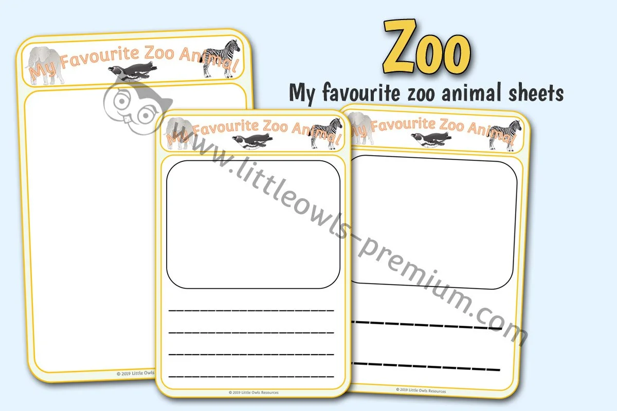 My Favourite Zoo Animal - EDITABLE Cover.jpg