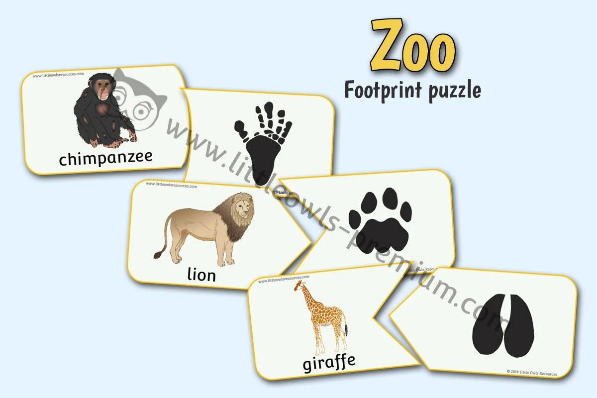 Zoo Footprint Match Puzzle - Editable Cover.jpg