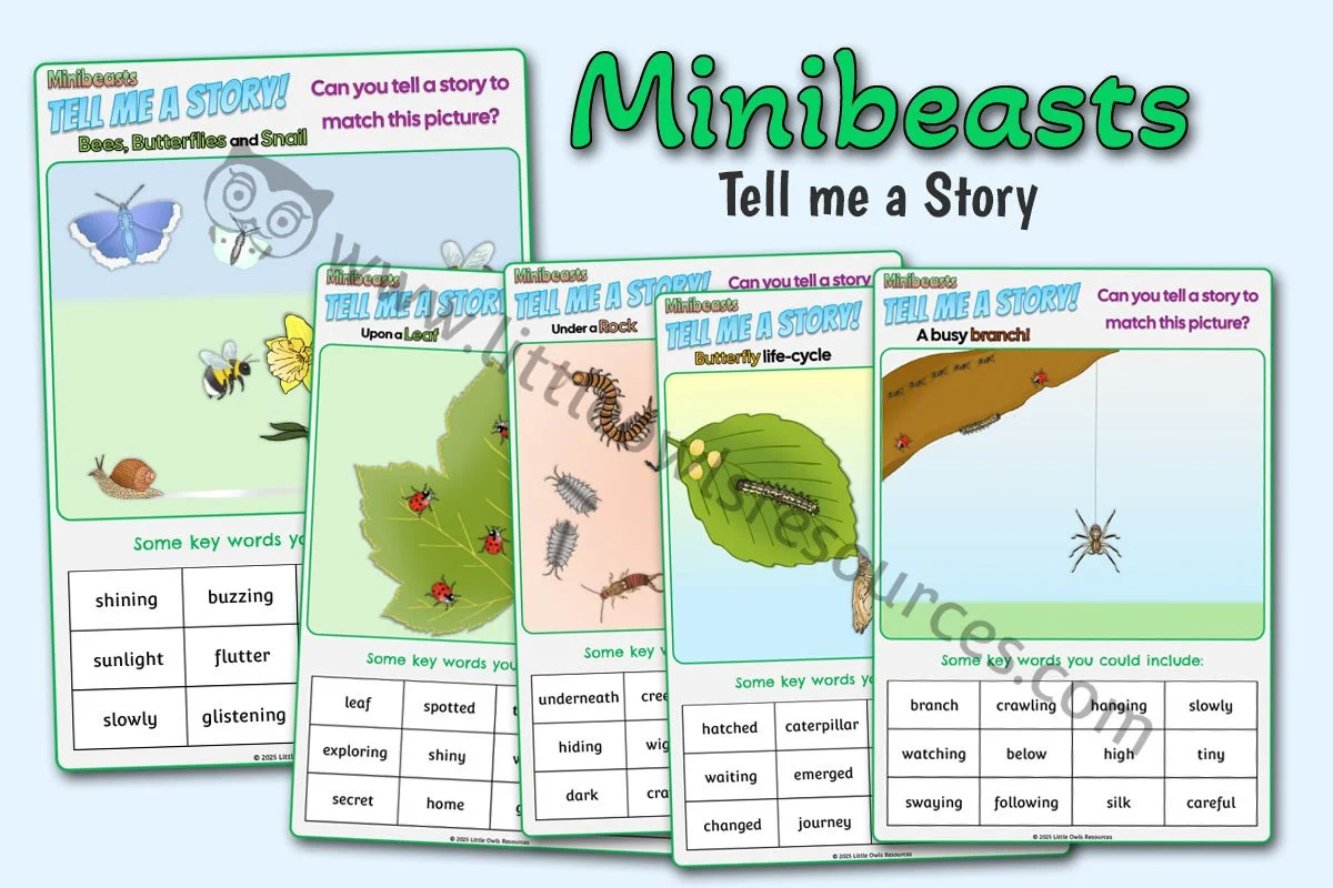 Minibeasts - 'Tell me a Story' Prompts
