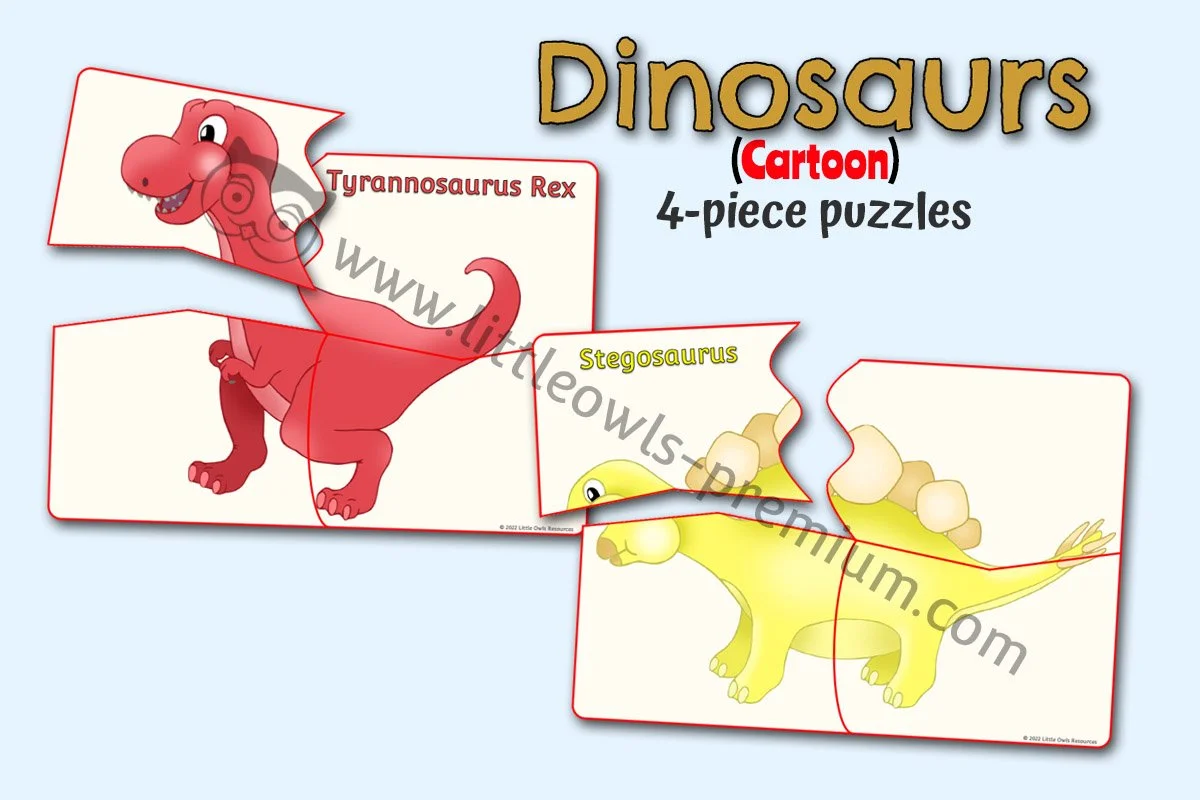 Dinosaur 4-Piece Puzzles Cartoon - Editable Cover.jpg