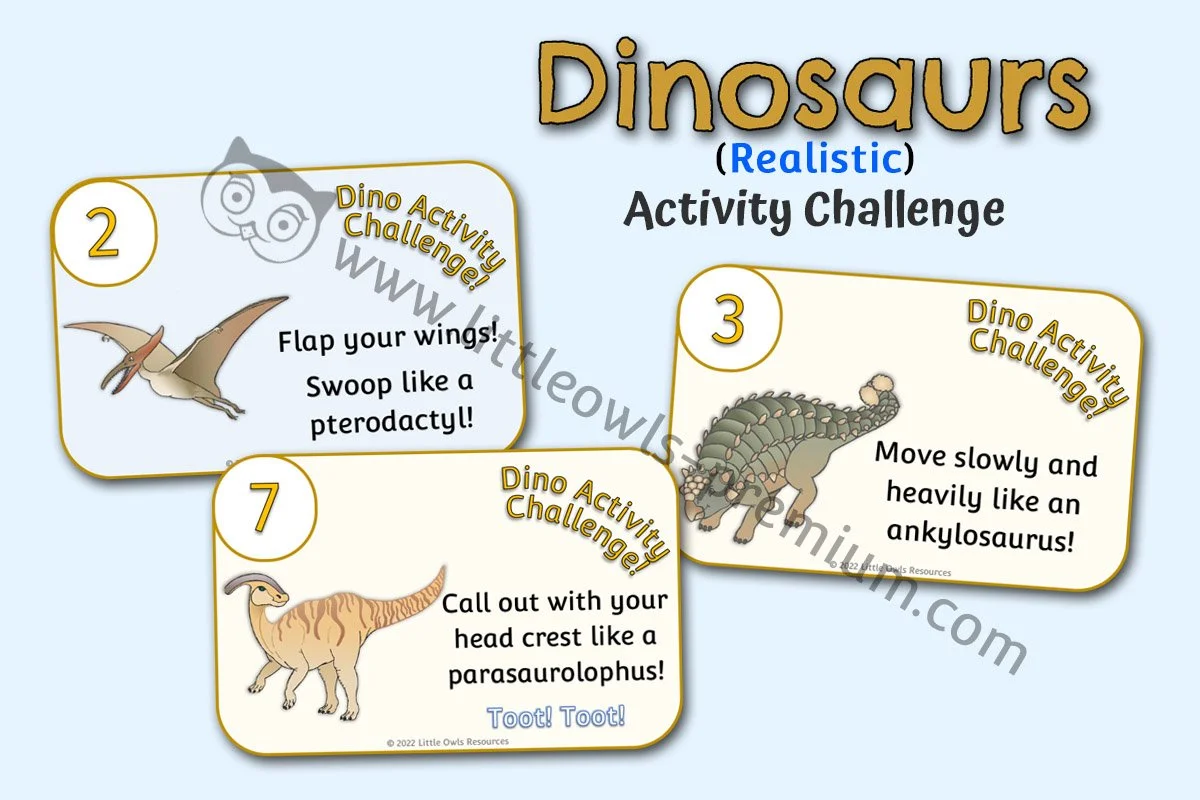 Dinosaur Activity Challenge - EDITABLE Cover.jpg