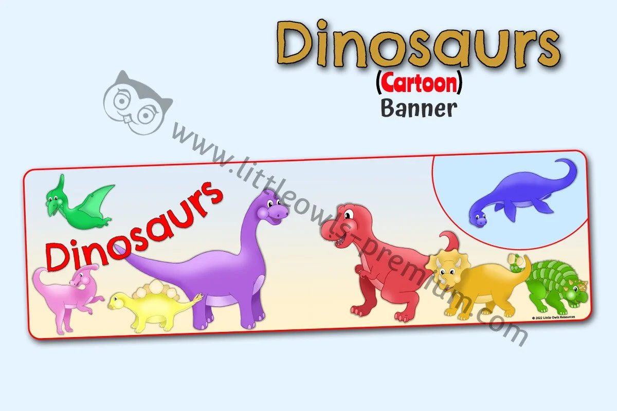 Dinosaurs Banner Cartoon - Editable Cover.jpg