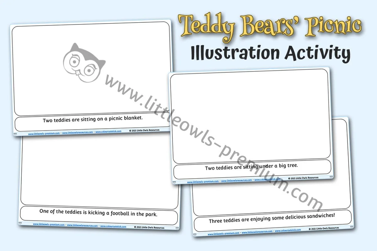 Teddy Bears Picnic Illustration Activity - Editable Cover.jpg