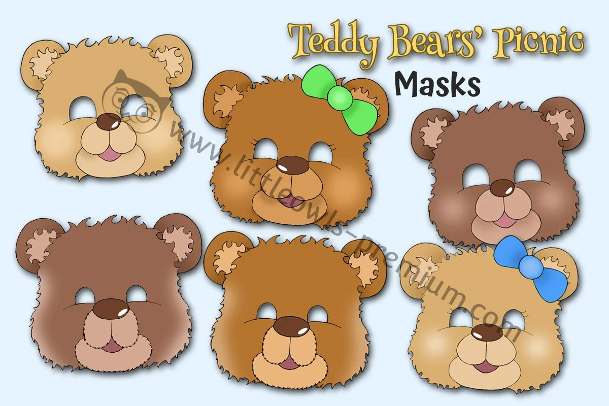 Teddy Bears Picnic Masks - Editable Cover.jpg