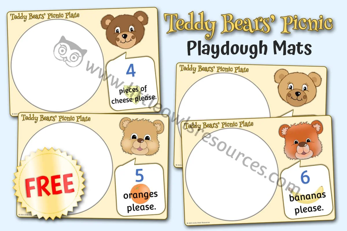 Teddy Bears Picnic Playdough Mats LOR - FREE Cover.jpg