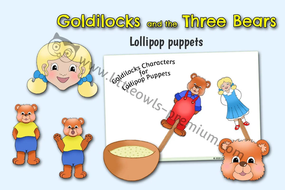 Goldilocks Lollipop Puppets - Editable Cover.jpg