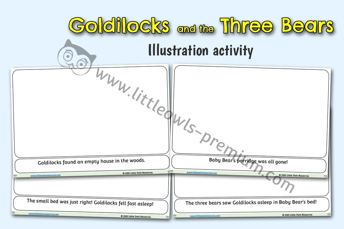 Goldilocks Illustration Activity - Editable Cover.jpg