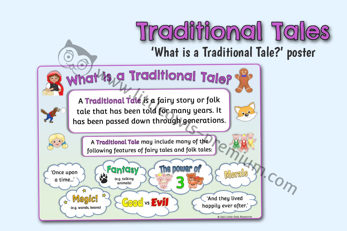 What is a Traditional Tale Poster - Editable Cover.jpg