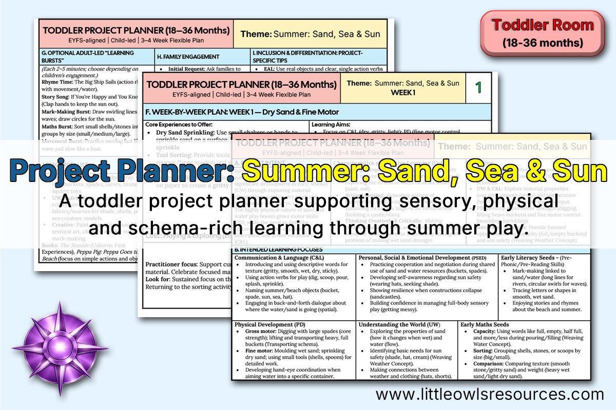 TODDLER PROJECT PLANNER (18–36 Months) - Summer - Sand, Sea & Sun LOR - Editable Cover.jpg