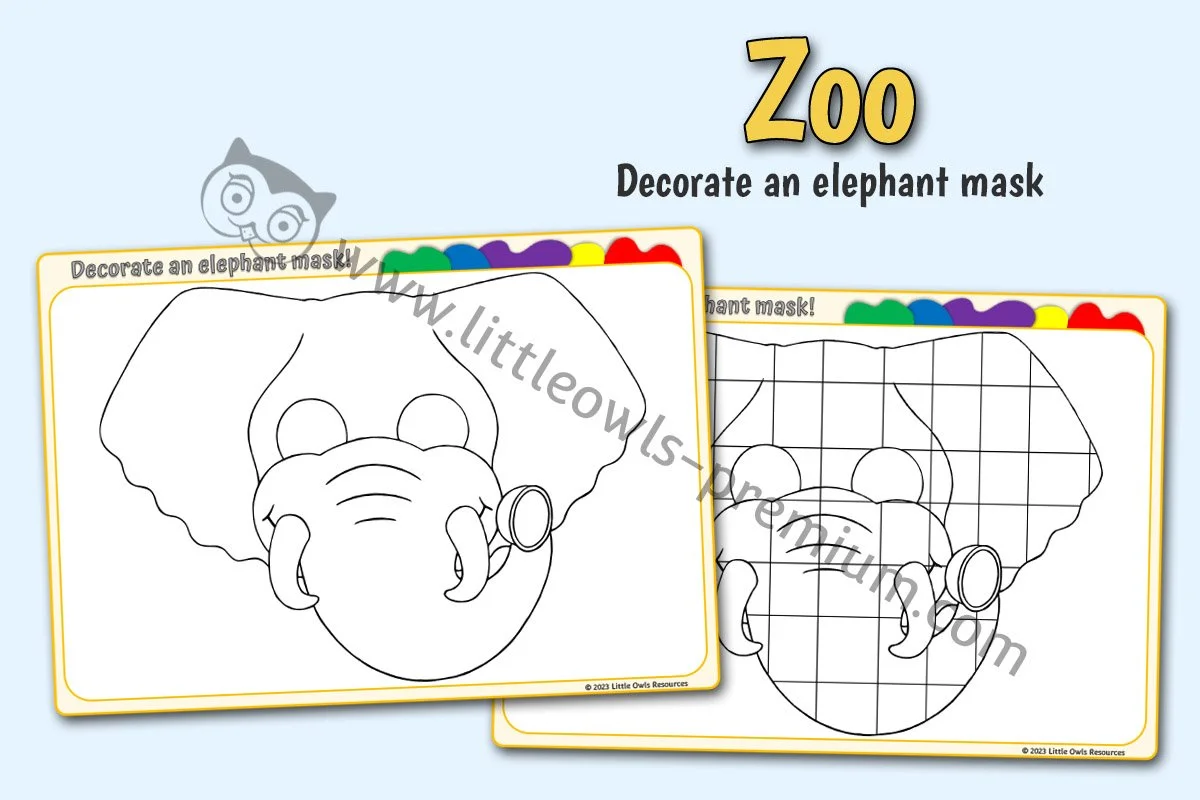 Decorate an elephant mask - Editable Cover.jpg