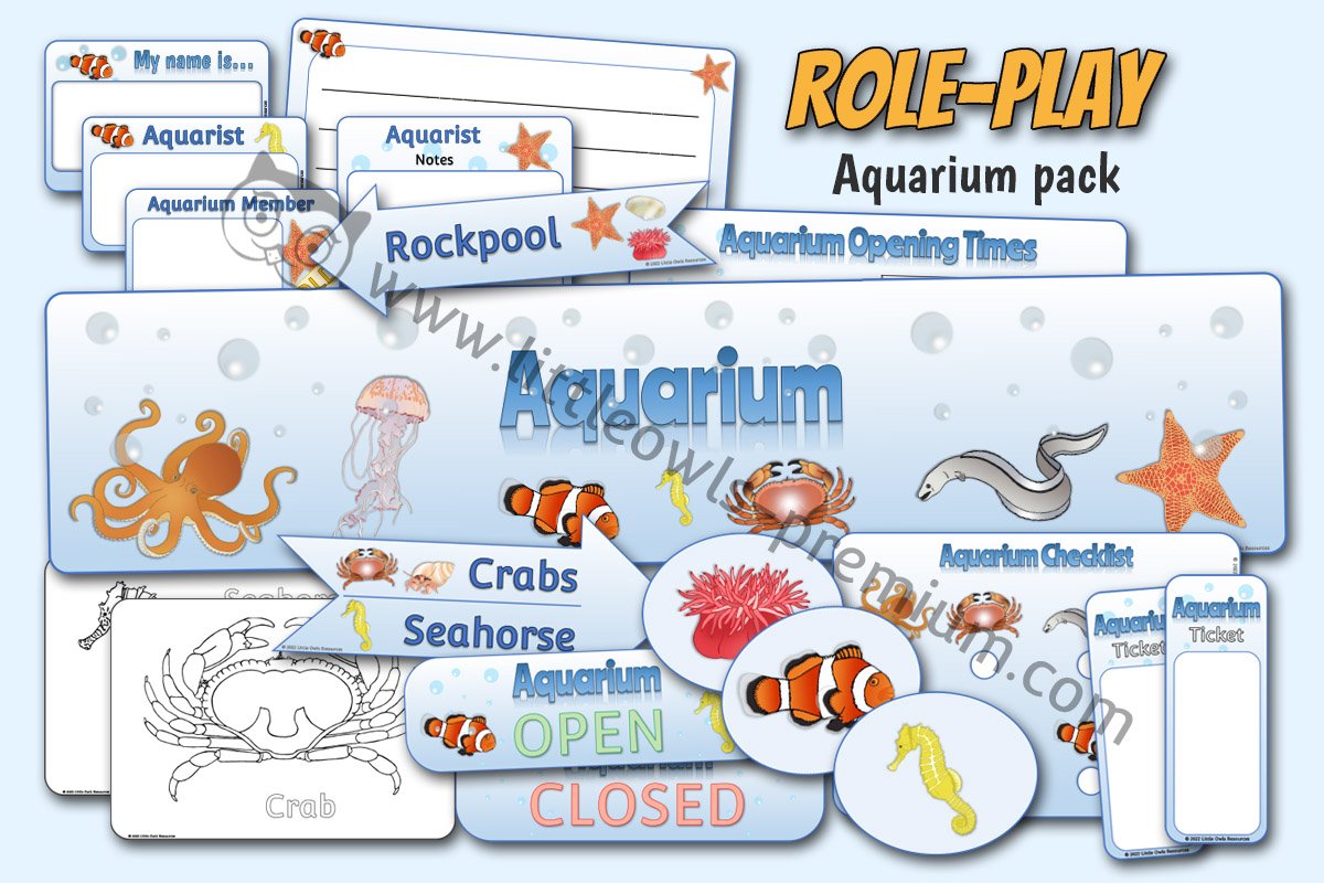 Aquarium Role Play Pack ROLE - Editable Cover.jpg