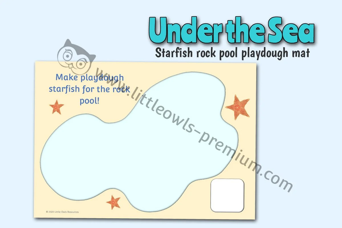 Playdough Mat Starfish Rock Pool - Editable Cover.jpg