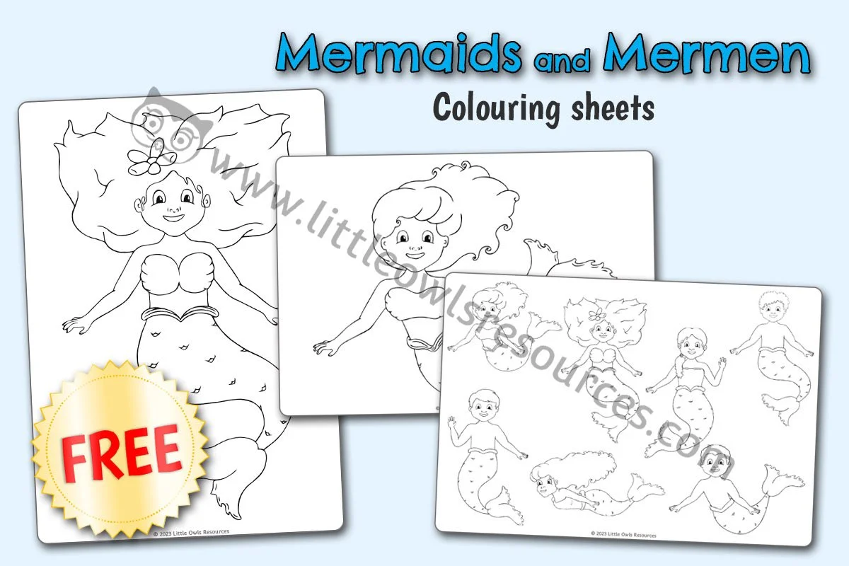 Mermaids and Mermen Colouring LOR - FREE Cover.jpg
