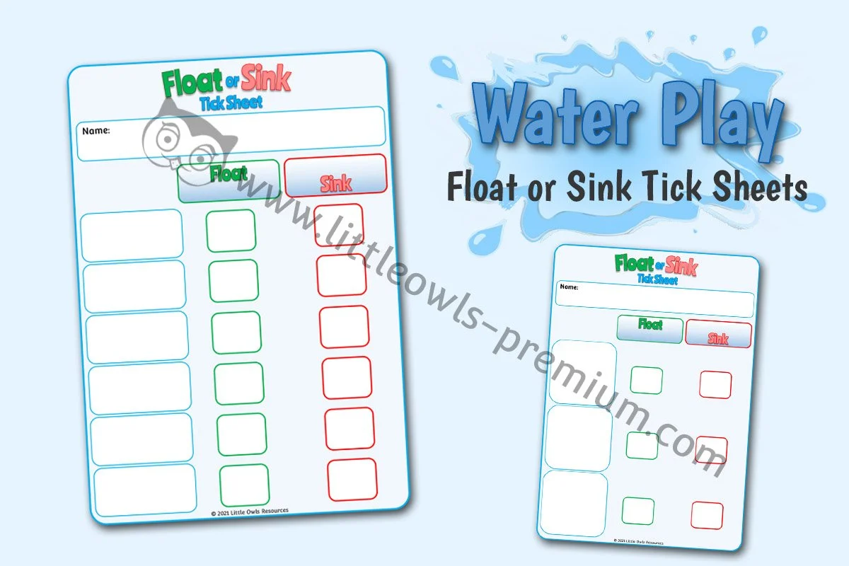 Float or Sink Tick Sheets - Editable Cover.jpg