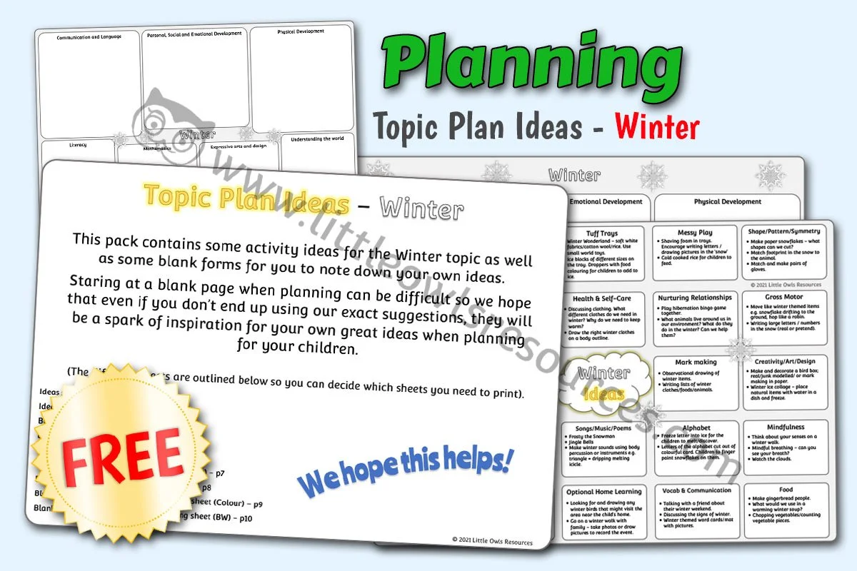 Topic Plan Ideas - Winter LOR - FREE Cover.jpg
