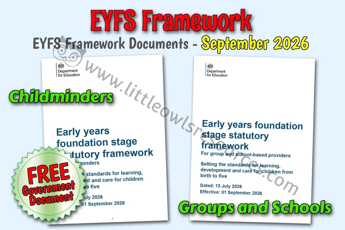 EYFS Framework Documents | September 2026