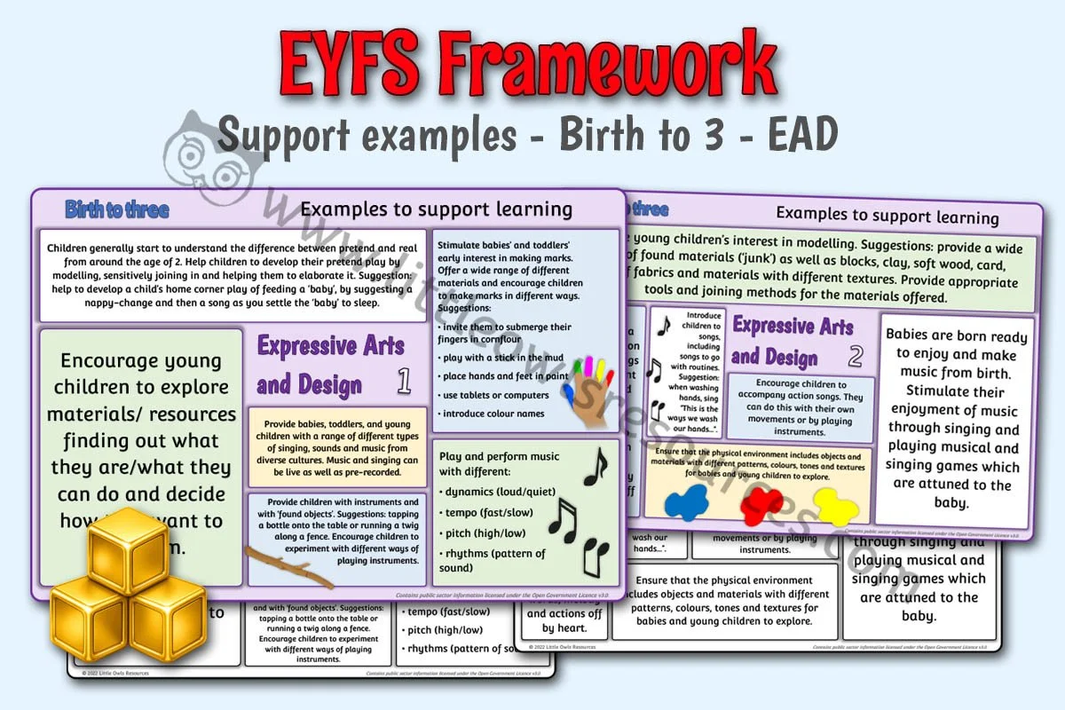 EYFS FRAMEWORK - Support Examples - Birth to 3 - Expressive Arts and Design