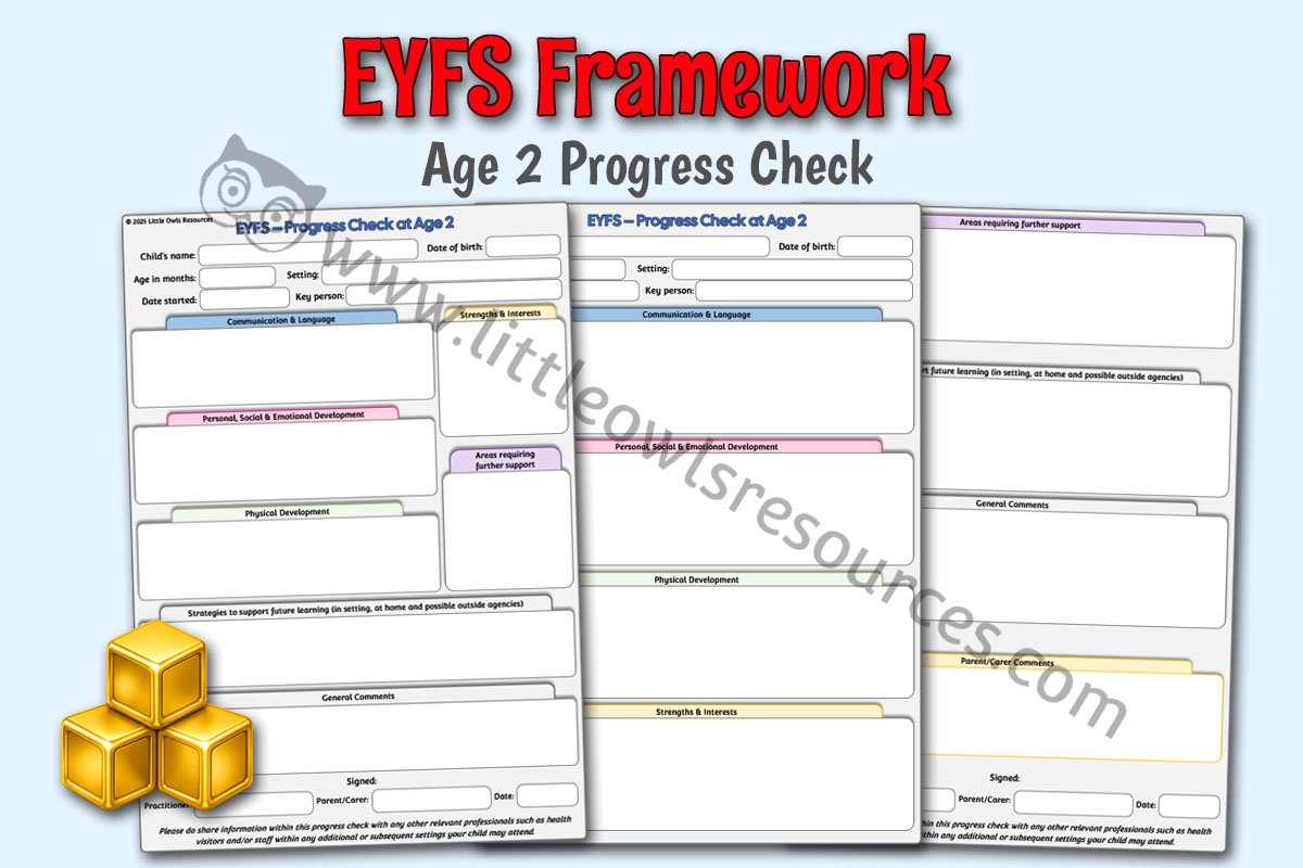 EYFS FRAMEWORK - Age 2 Progress Check