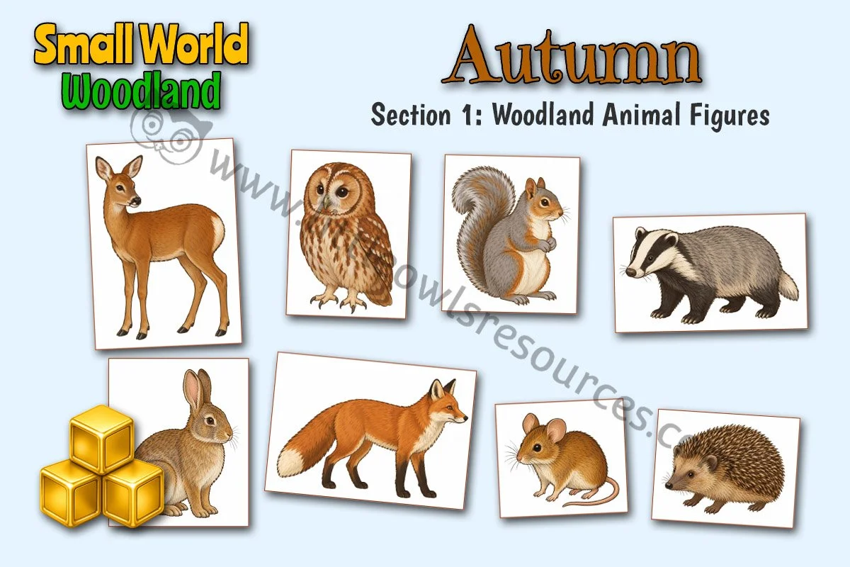 Autumn Woodland | Small World Animal Figures