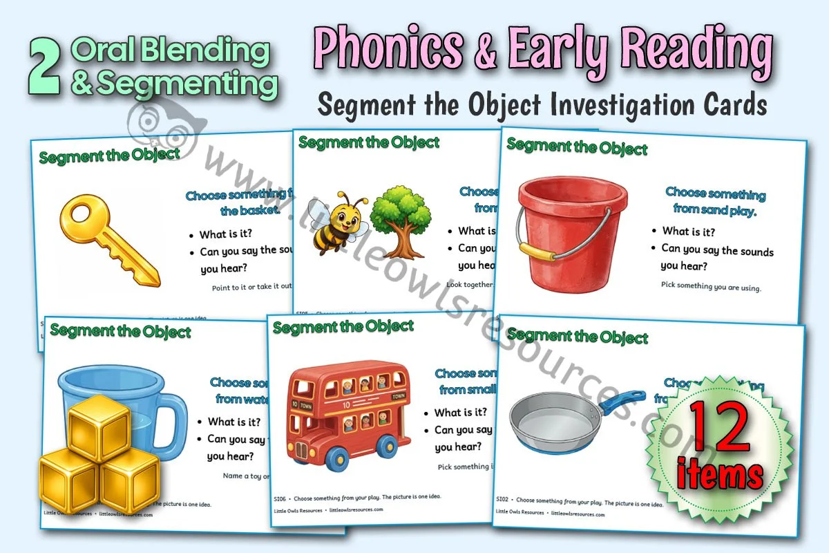 Segment the Object Investigation Cards