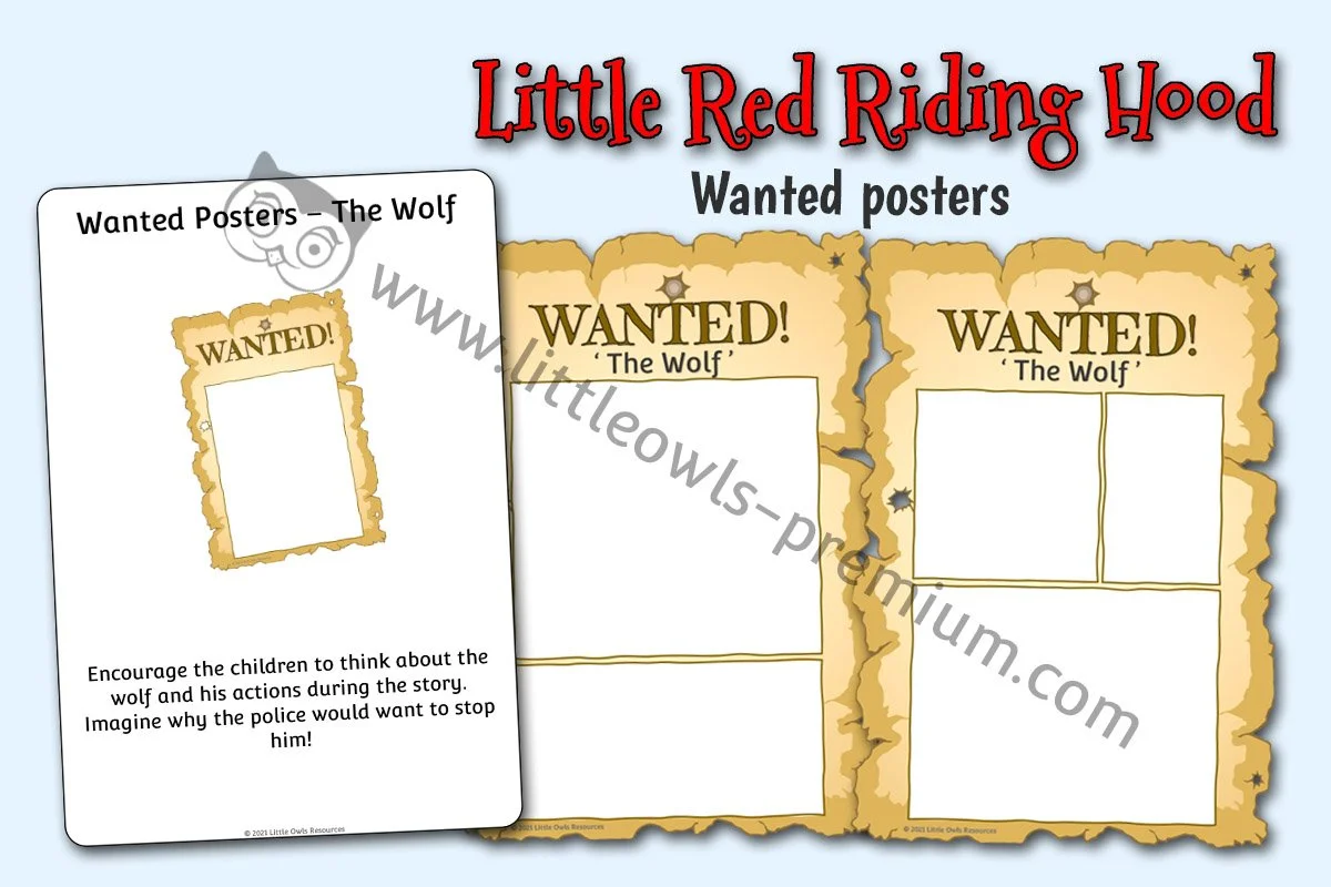 Little Red Riding Hood Wolf Wanted - Editable Cover.jpg