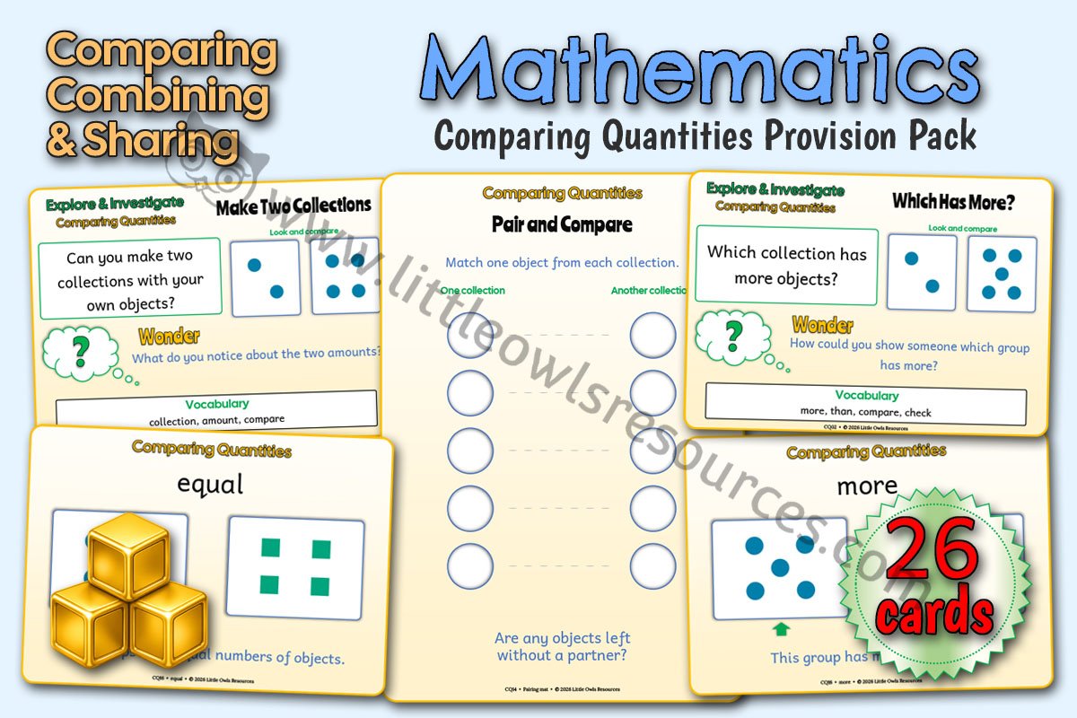Comparing Quantities Provision Pack