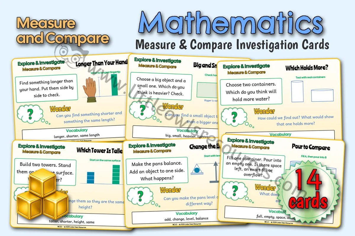 Measure and Compare Investigation Cards